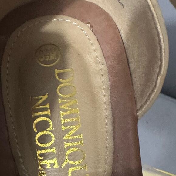 Women Dominique Nicole Gelsey Wedge Heels Size 8.5 - Picture 7 of 9